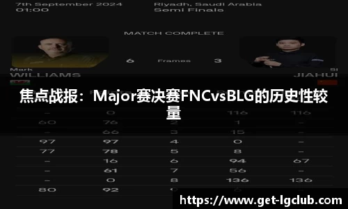 焦点战报:Major赛决赛FNCvsBLG的历史性较量